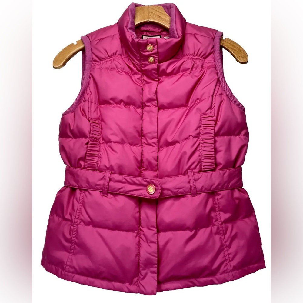 VEUC Juicy Puffer Vest - Hot Pink - Size Girls 14 / Women’s XS